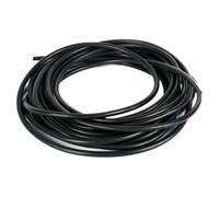 Cordon en Silicone solide noir, bandes d'étanchéité de garniture de barre en caoutchouc de diamètre 1mm-20mm, joint torique étanche résistant aux hautes températures, 1 pièce(11mm (1M))