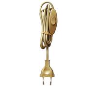 Cordon et interrupteur TIBELEC, plastique, or 460 W
