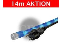 Cordon lumineux LED Set 14m bleu - AKTION