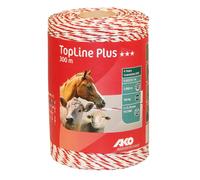 Cordon pour clôture Ako Top Line Plus Blanc 300 m/3x0,3 mm