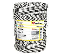 Cordon pour clôture Horizont R6 Noir 400 m