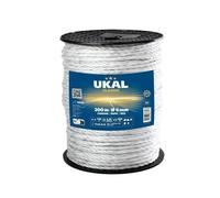 Cordon pour clôture Ukal Classic Blanc 0,006x200 m