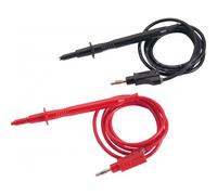 Cordon prolongateur sans pointe de touche pour pince type banane - longueur 1000 mm - rouge SAM OUTILLAGE
