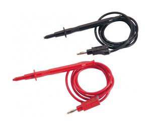 Cordon prolongateur sans pointe de touche pour pince type banane - longueur 1000 mm - rouge SAM OUTILLAGE