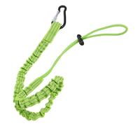 Cordons Porte-outils Rétractables 3 Pièces Nylon 8kg, Boucle Réglable | Anti-chute pour Outils à Main, Longueur Standard, Léger Vert, Verrou à Vis Aluminium, Usage Atelier