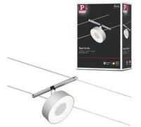 CorDuo Système sur câbles LED Circle Spot individuel 180lm 5W 3000K 12V Chrome mat Chrome mat G