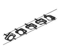Paulmann Système complet d'éclairage sur câble LED 94424 Noir mat, chrome
