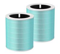 Core 600S-P Filtre de rechange pour purificateur d'air LEVOIT Core 600S-P | Lot de 2 filtres 4 en 1 avec noyau à charbon actif 600S-P pour maison grande pièce, Core 600S-RF-TX, vert