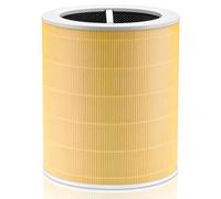 Core 600S Pet Care Filtre de rechange pour purificateur d'air LEVOIT Core 600S, 3 en 1 H13 True HEPA, charbon actif haute efficacité, Core 600S-RF-PA, jaune
