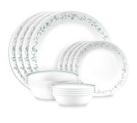 Corelle Country Cottage Service de table 16 pièces sans tasse pour 4 personnes