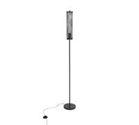 Corep Lampadaire métal noir FARADAY H153cm - interrupteur au pied - style industriel
