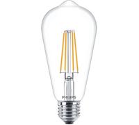 Philips Corepro LED Bulb E27 Edison Filament Claire 7W 806lm - 827 Blanc Très Chaud | Équivalent 60W
