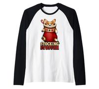 Corgi Chaussette de Noël pour Chien Manche Raglan