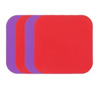 CORHAD 4pièces Ouvre-bocal Caoutchouc Antidérapant Multifonction Tapis Carré Coloré pour Bouteilles et Bocaux Dessous de Isolant Thermique