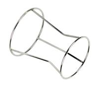CORHAD Accessoire Support Multifonctionnel en Acier Inoxydable Argenté Entonnoir Étagère Triangulaire Stable Cuisine et Pâtisserie pour Entonnoir à Gâteaux