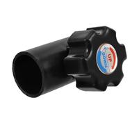 CORHAD Adaptateur pour Mât de Parasol de Terrasse Camping, Manivelle de Porte-Parapluie en Plastique Noir, Tube pour Support de Parasol Extérieur, Réparation Complète et Portable
