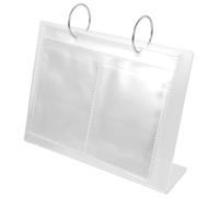 CORHAD Album de Présentation pour Autocollants Ongles 68 Feuilles Transparentes 4 Pouces, Organiseur Nail Art Compact et Portable, Rangement Pratique pour Stickers Ongles Usage