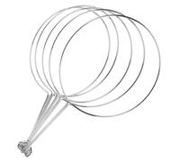 CORHAD Anneaux de Filtre en Acier pour Sacs à Thé 5pcs, Compact et Facile à Ranger, Accessoire Cuisine pour Infusion de Fruits et Vin