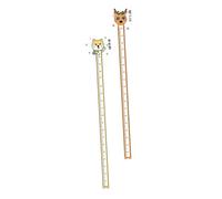 CORHAD Autocollants Muraux Toise Hauteur Bébé Garçon et Filles Motifs Animaux Décor Chambre Garçon et Filles Pvc Résistant Autocollants Auto-adhésifs Réutilisables Lot de Plusieurs styles