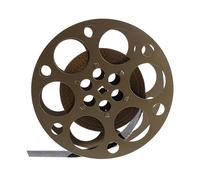 CORHAD Bobine de Film Dorée 18 CM en Fer Centre de Table pour Décoration Vintage Cinéma Accessoire pour Soirée à Thème et Espace de Travail
