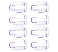 CORHAD Boîtes à Bonbons Décoration de Mariage et pour Style Valise Portable en Valise Pourpre Ps Lot de 8pcs Fête de Voyage