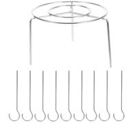 CORHAD Brochettes pour Plusieurs Brochettes en Acier Inoxydable Support Vertical Grosse Capacité Accessoire Barbecue Maison pour Friteuse à Air et Four Domestique