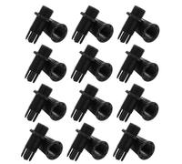 CORHAD Clips Câbles en Plastique Noir Maintien Sécurisé et Anti-Rotation Lot de 100 Connecteur de Décharge de Traction pour Câbles Électriques Suspendre Luminaire