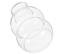 CORHAD Coupe à Dessert en Verre Ambiance Noël, Forme Originale | Verre Borosilicaté Léger, Bord Confortable, Surface Lisse Transparente, Présentation Élégante au Buffet, Hôtel ou Station