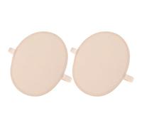 CORHAD Coussinet Absorbant la Transpiration Protège Efficacement Aisselles et Garde Sèches en Coton Beige, Facile à Fixer pour Usage Quotidien