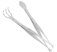 CORHAD Ensemble D'outils de Précision pour Bonsaï en Acier Inoxydable Argenté, Pince à Épiler Professionnelle Spatule, Antirouille et Rangement Facile pour Jardinage