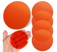 CORHAD Filtre Spot LED Autocollant Rond en Pet Jaune, Facile à Installer, Pack de 20pcs pour Effets Lumineux DIY, pour Éclairage DJ et Salon