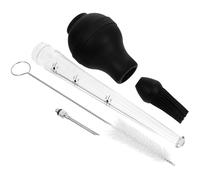 CORHAD Injecteur Aiguille et en Pratique Inoxydable Viande Acier de Silicone Brosse Marinade pour Barbecue et Activités en Plein Air