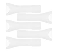 CORHAD Lot de 5 Embouts de Rechange en Silicone Blanc pour Bouteille d'eau et Tumbler, Design Ergonomique, Accessoires Pratiques pour Valve et Bec Verseur