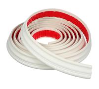 CORHAD Moulure Flexible Auto-adhésive Beige en NBR Bande Décorative Découpable pour Décoration Murale et Décor de Maison, 1 Rouleau