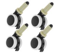 CORHAD Roulettes pour Chaise Haute 4 Pièces Roues de Rechange Universelles pour Bébé Installation Rapide Plastique Robuste Adaptées à la Majorité des Chaises Hautes Confort et Sécurité