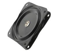 CORHAD Siège pivotant pour Voiture avec Fondation carrée en Acier laminé à Froid Noir, Support Robuste et Design Moderne pour mobilier de Bureau