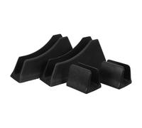 CORHAD Stabilisateur Anti-basculement pour Mobilier de Bureau en Plastique Noir, Coussin Robuste Antidérapant, pour Salle de Conférence et Bureau, 1 Set