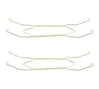 CORHAD Supports Muraux Invisibles pour Assiettes Décoratives 2 Pcs | Acier Inoxydable à Ressort et Alliage Cuivre, Montage sans Perçage, pour Collection et Mur