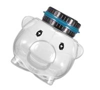 CORHAD Tirelire Electronique avec Compteur LCD, Pot à Monnaie Numérique Transparent en PVC, Capacité Élevée pour Pièces, Adapté aux Enfants pour Bureau et Table de Chevet