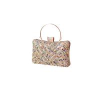 CORIOS Sac de Soirée pour Femme Sac en Strass à la Main Diamond Embrayage Sacs D'épaule de Mariée Formel Sacs Fourre-Tout Élégant Pochette Portefeuille pour Cocktail Fête Mariage Multicolore
