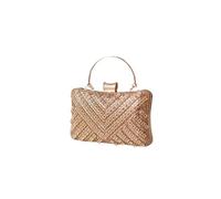 CORIOS Sac de Soirée pour Femme Sac en Strass à la Main Diamond Embrayage Sacs D'épaule de Mariée Formel Sacs Fourre-Tout Élégant Pochette Portefeuille pour Cocktail Fête Mariage Champagne