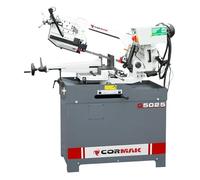 CORMAK Scie à ruban métallique G5025 310 mm avec support 72 m/min Scie 1,5 kW