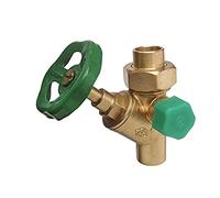 Cornat à siège incliné en laiton + connecteur Raccord union avec lötmuffen et de vidange, A 28 mm, 1 pièce, t571406