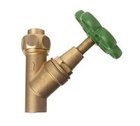 Cornat à siège incliné, laiton + connecteur Raccord union avec lötmuffen, sans purge A 15 mm, 1 pièce, t570203