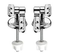 Cornat Abattant WC avec Charnières de fixation en laiton pour siège polyresine, 1 pièce, chromé, tec364993