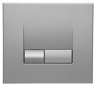 Cornat AP42 Plaque de déclenchement carrée pour VWC 352/ WEK2 Chromé Mat