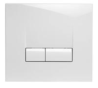 Cornat AP4200 Plaque de déclenchement carrée pour VWC 352/ WEK2 Blanc