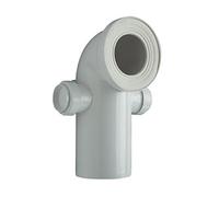 Cornat CKABAS9000 Pipe coudée de WC 90° avec deux embouts 50 mm