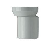 Cornat CKASTEM00 Pipe d'évacuation avec manchon excentrique pour WC Blanc