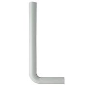 Cornat CSPRB52000 Tube coudé de chasse spécial pour cuvette WC 520 mm Blanc
